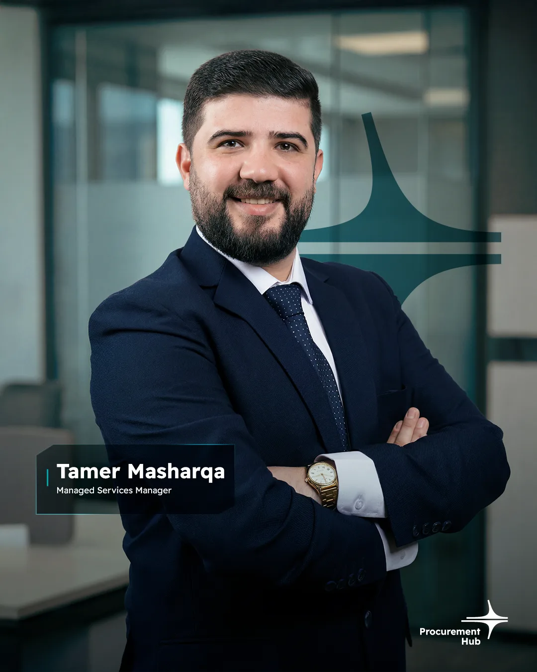 صورة أحد أعضاء فريق صرح المشتريات